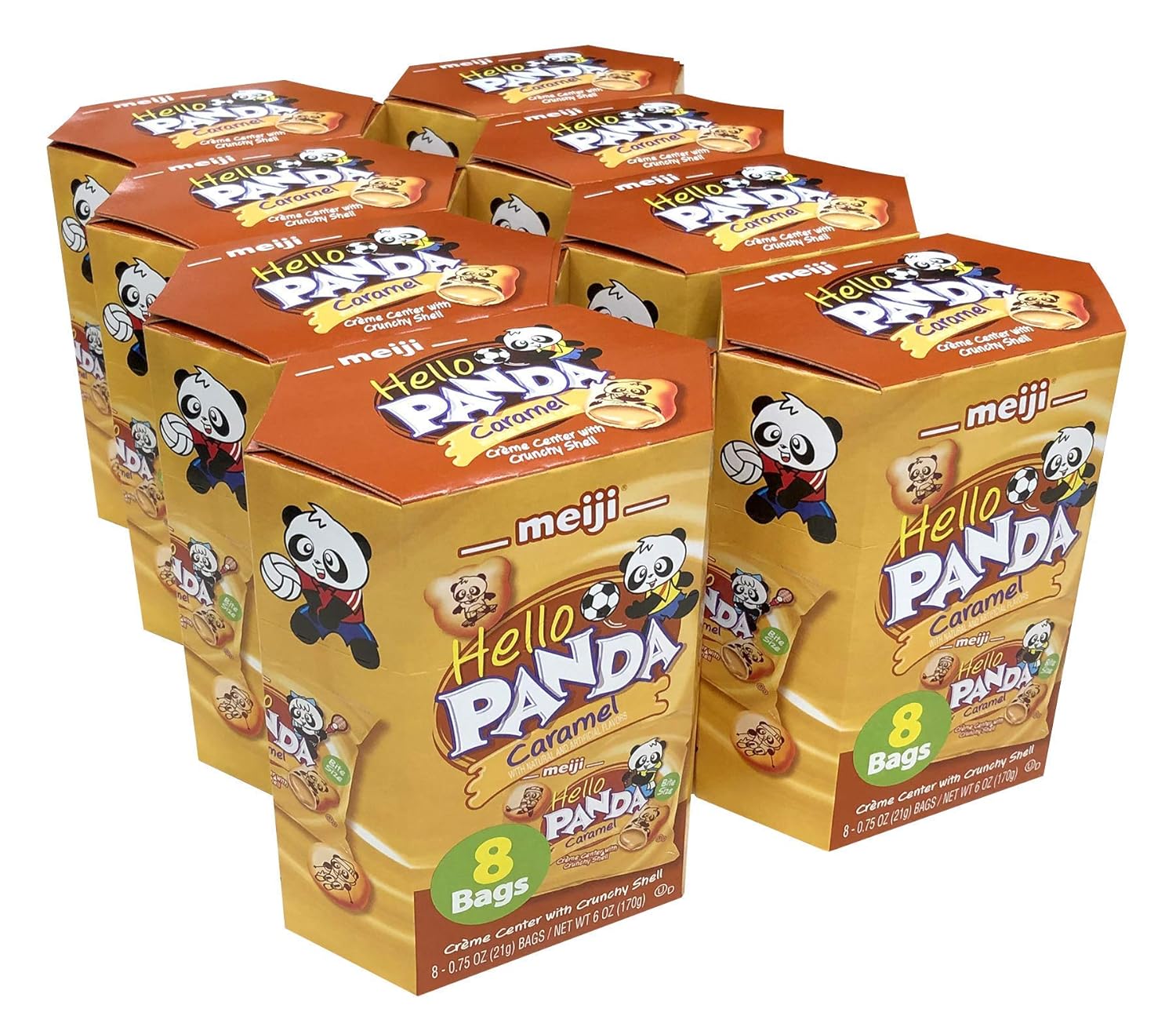 Hello Panda Cookies with Caramel Creme - Fun Snack for Kids