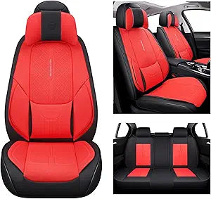 NS YOLO Full Coverage Faux Leather Car Seat Covers for SUVs