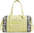 Vera Bradley Women's Cotton Large Travel Duffle Bag - Quilted Travel