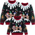 Curipeer Matching Family Ugly Christmas Sweater Outfits - Festive Knit