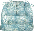 Dining Chair Cushions Medium 16.5 x 18 - Comfortable Latex Foam Pair