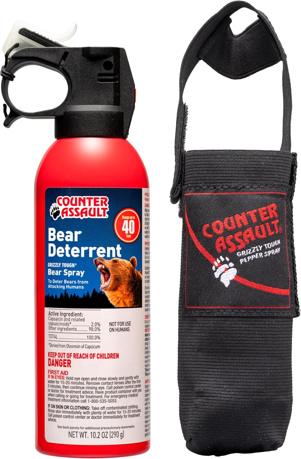 Counter Assault Bear Spray for Hiking & Camping Protection