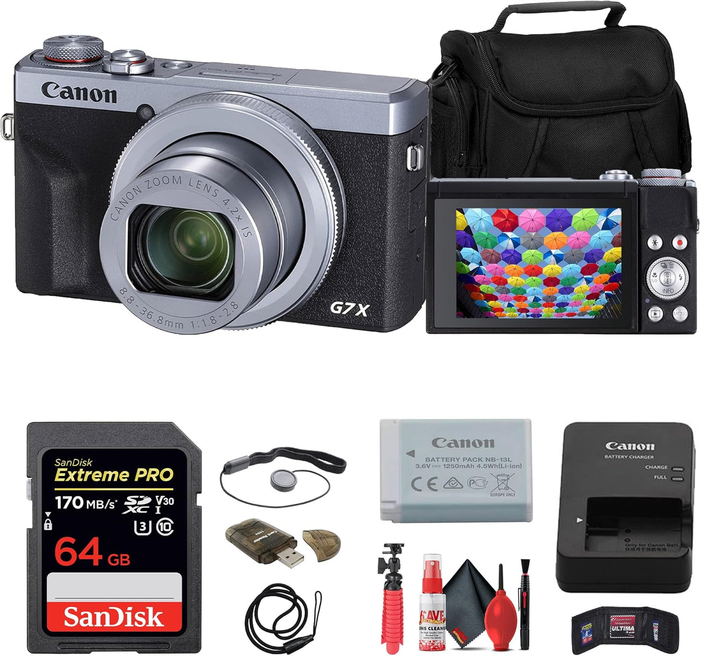 Canon PowerShot G7 X Mark III Digital Camera with Accessories