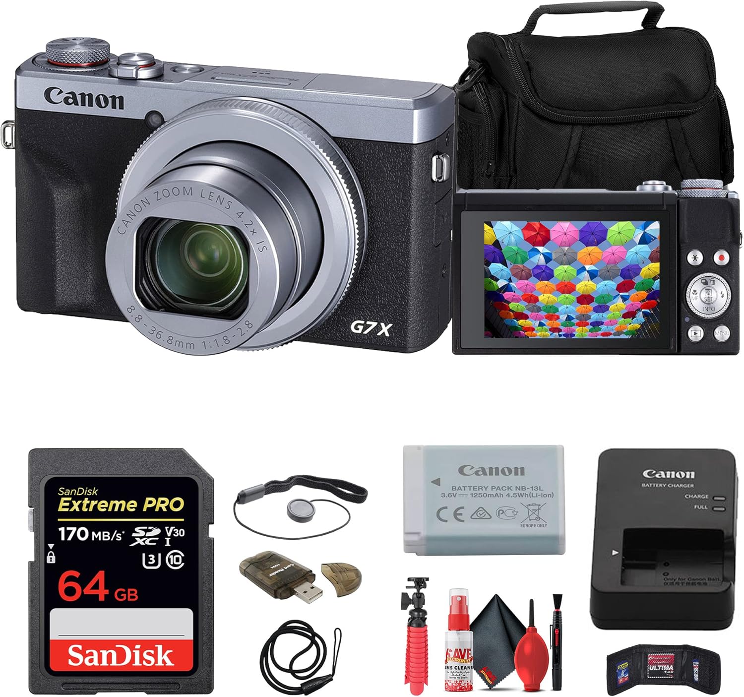 Canon PowerShot G7 X Mark III Digital Camera with Accessories
