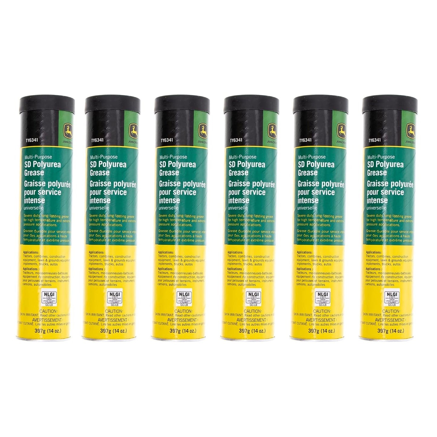 John Deere Original Equipment Grease 6-Pack for Optimal Performance
