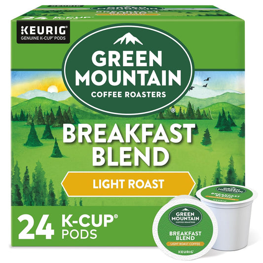 24-Pack Green Mountain Breakfast Blend K-Cup Pods