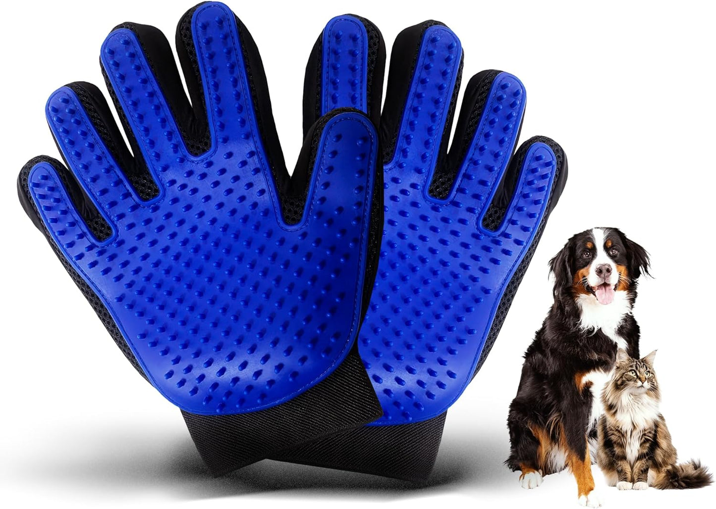 Pet Grooming Gloves - Massaging Function