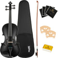 16 in Solid Wood Viola Set for Beginners - Hand Carved Acoustic Viola