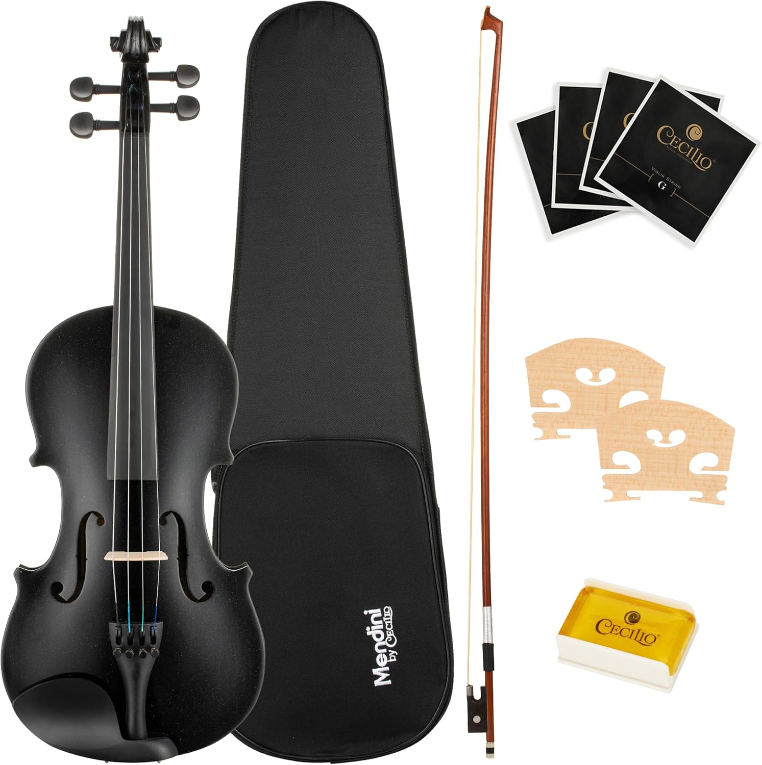 Mendini 16-Inch Solid Wood Viola Set for Beginners - Perfect Sound