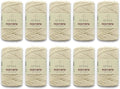 2mm Recycled Cotton Macrame Cord 10 Skeins - 160 Yards Total
