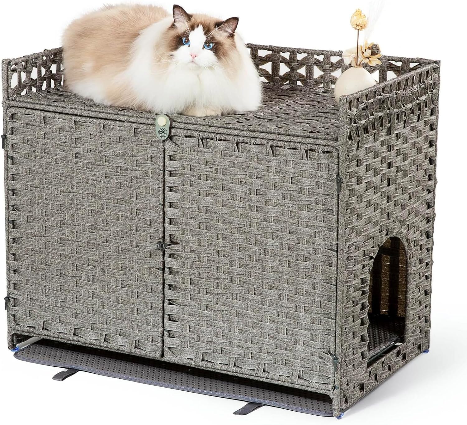 Cat Litter Box Enclosure and Hall Table for Stylish Homes