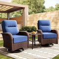 Patio Furniture Set with 6-Inch Thick Cushions for Comfort