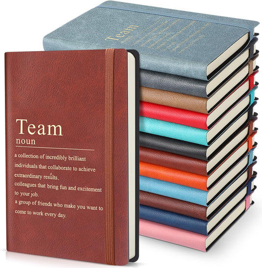 Team Appreciation Gifts Bulk Leather Inspirational Notebooks