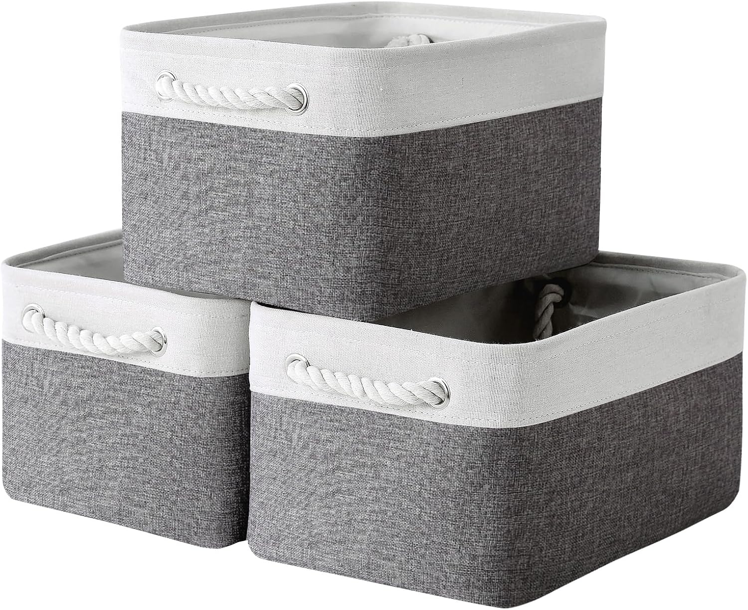 TheWarmHome Large Collapsible Storage Bins for Organizing Home