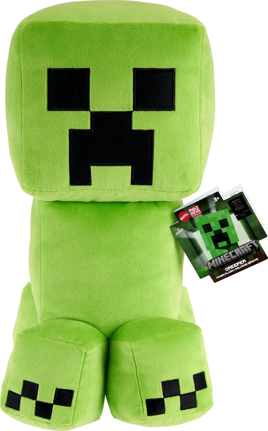 Minecraft Creeper Jumbo Plush Figure - Large 16-inch Soft Doll