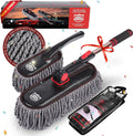 Microfiber Duster Car Duster Kit - Extendable, Scratch-Lint Free (Set