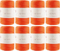 5mm Polyester Macrame Cord 8 Skeins 104 Yards Each - Craft-Ready