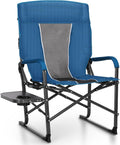 ALPHA CAMP Oversized Folding Camping Chair High Back Recliner - Heavy