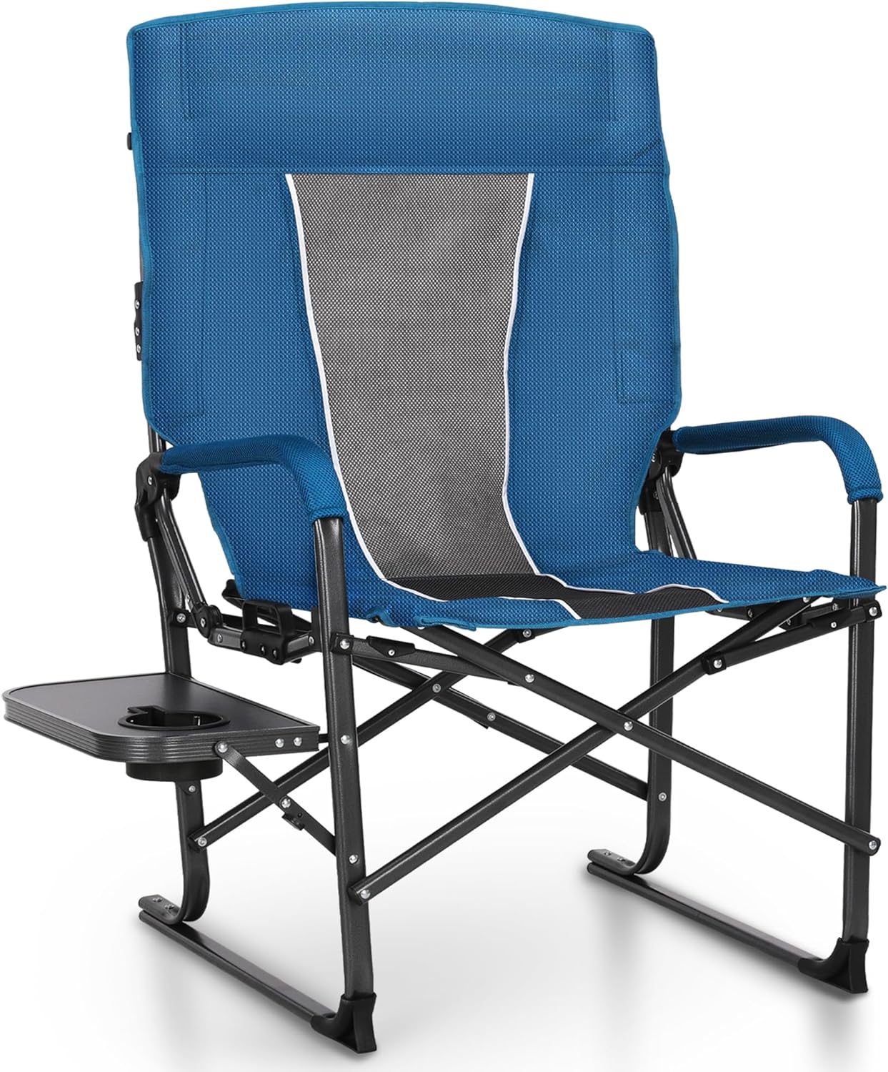 ALPHA CAMP Oversized Folding Camping Chair with High Backrest