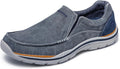 Skechers Mens Expected Avillo Relaxed-Fit Slip-On Loafer - Comfortable