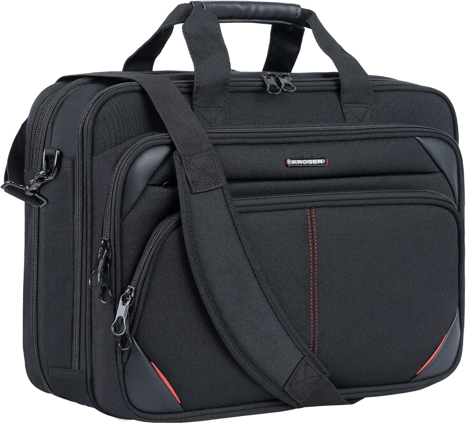 KROSER 17.3 Inch Laptop Bag - Premium Water Repellent Briefcase