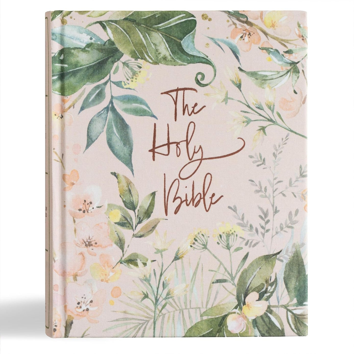 CSB Notetaking Bible with Floral Cloth Cover and Wide Margins