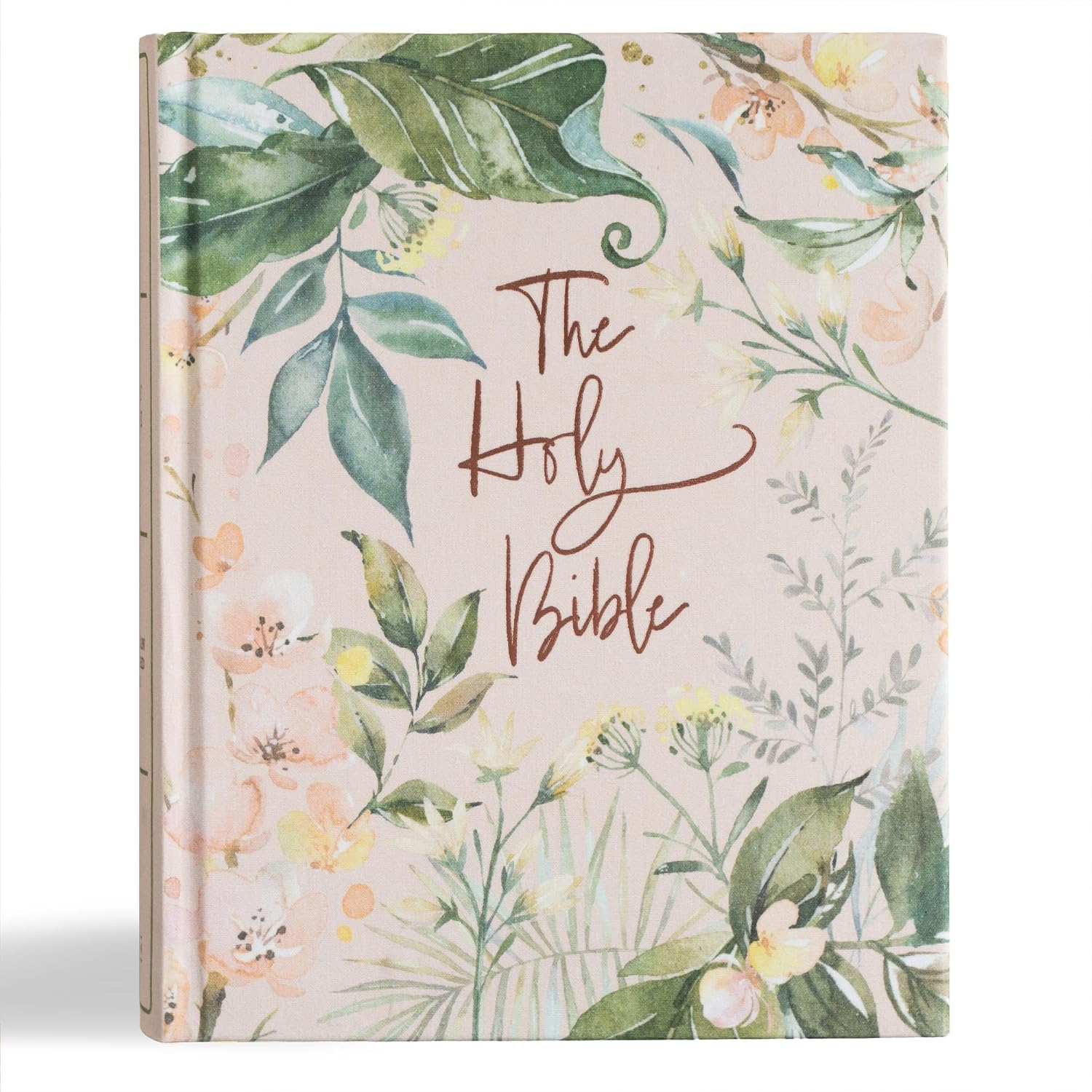 CSB Notetaking Bible with Floral Cloth Cover and Wide Margins
