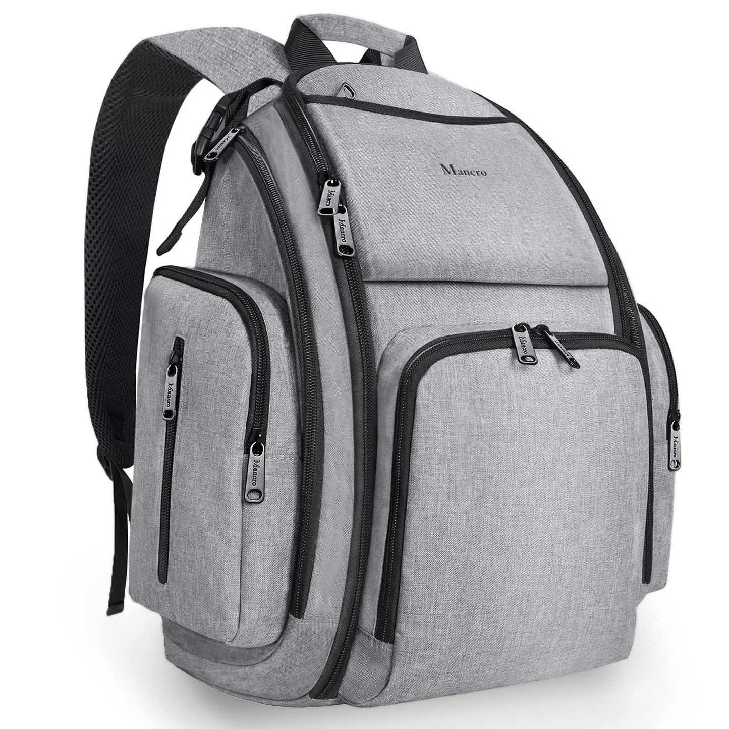 Mancro Waterproof Diaper Backpack with Insulated Pockets