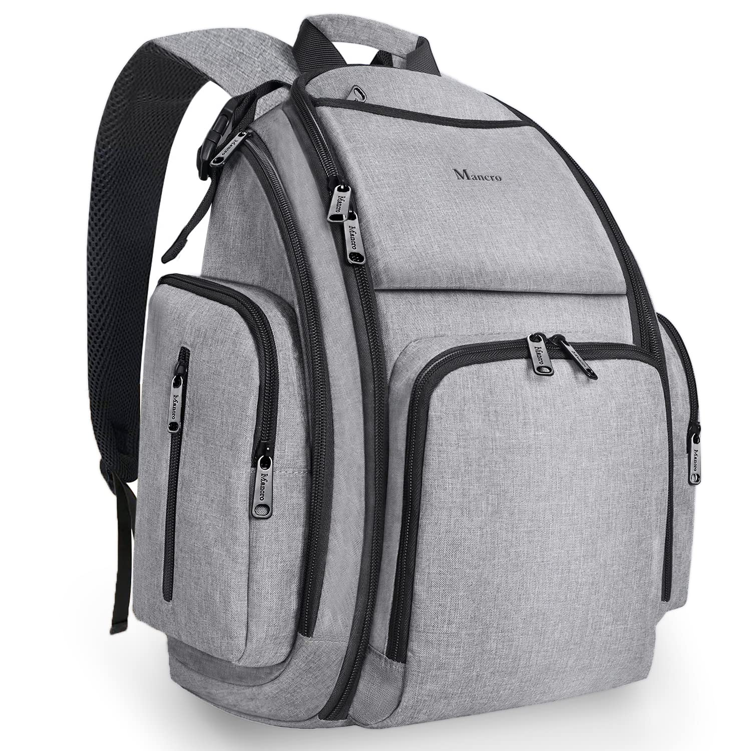 Mancro Waterproof Diaper Backpack with Insulated Pockets