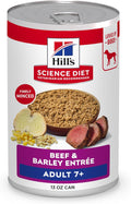 Hill's Science Diet Adult 7+ Wet Dog Food, Beef & Barley Loaf - Senior