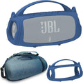 JCHPINE Silicone Cover and Hard Travel Case for JBL Charge 4 / Charge