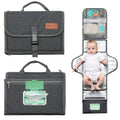 Portable Diaper Changing Pad with Oversized Pillow - Travel Ready