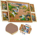 1500 Piece Wooden Jigsaw Puzzle Table - Rotating Board with 4 Drawers