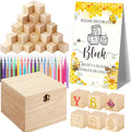 Baby Shower Blocks Game Kit - 136 Pcs DIY Decorating Set
