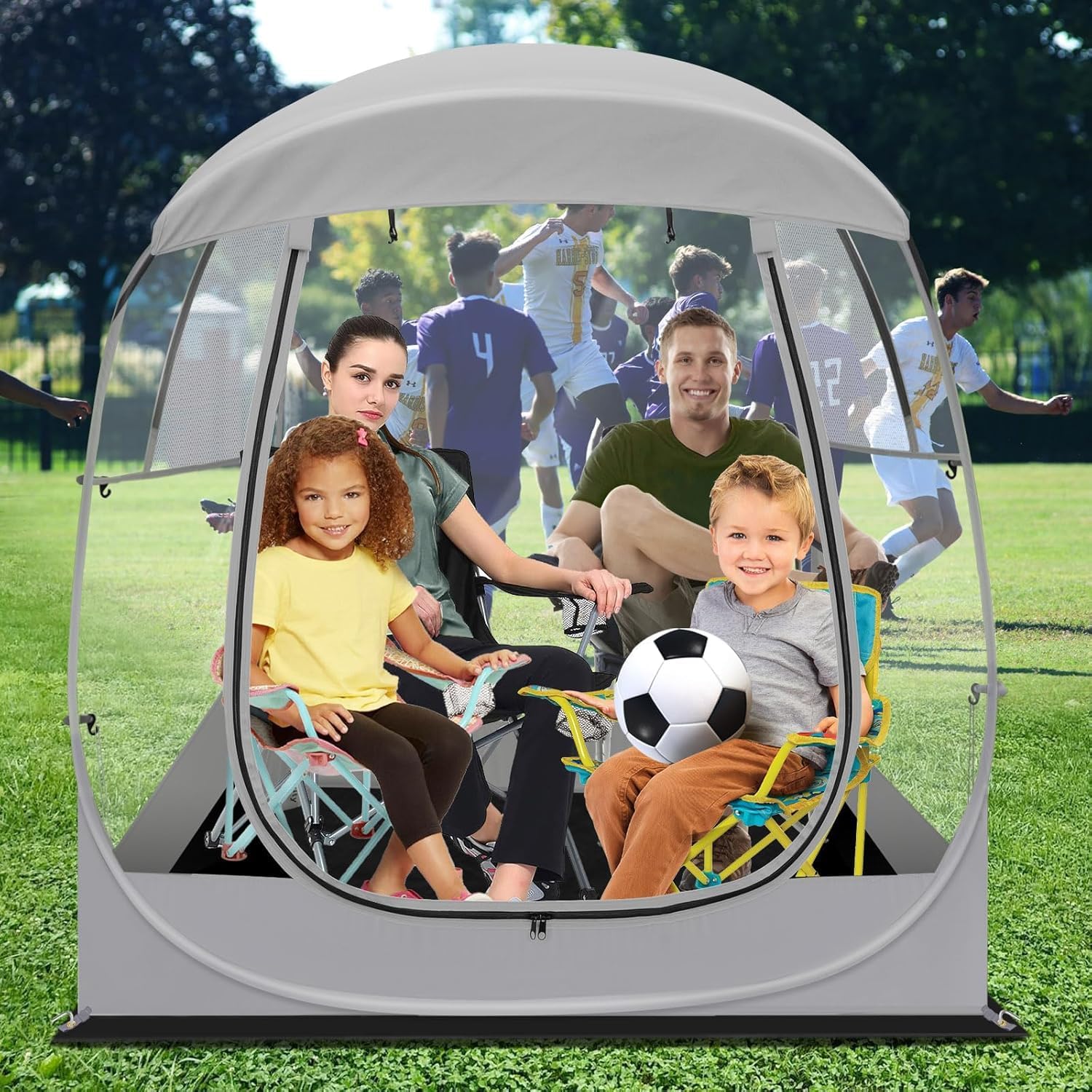 URCUZER Clear Weather Sport Tent - Pop Up Sun Shelter