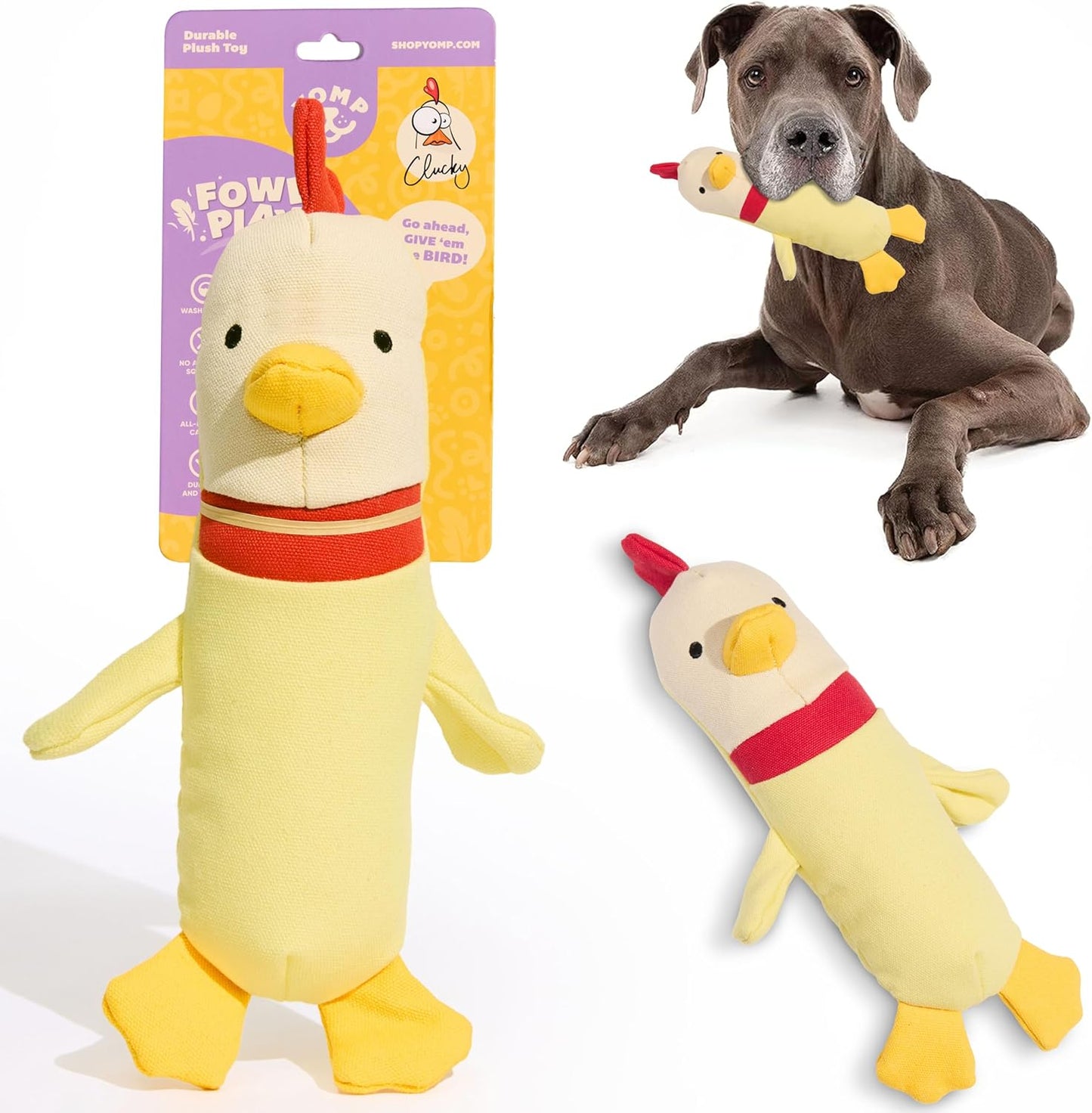 Durable Plush Dog Toy for Interactive Fun