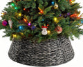 24in Christmas Tree Collar for 4-7ft Trees - Woven Hyacinth Elegance