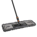 SWOPT 24 Dust Mop + 60in Steel Handle - Reusable Microfiber Combo