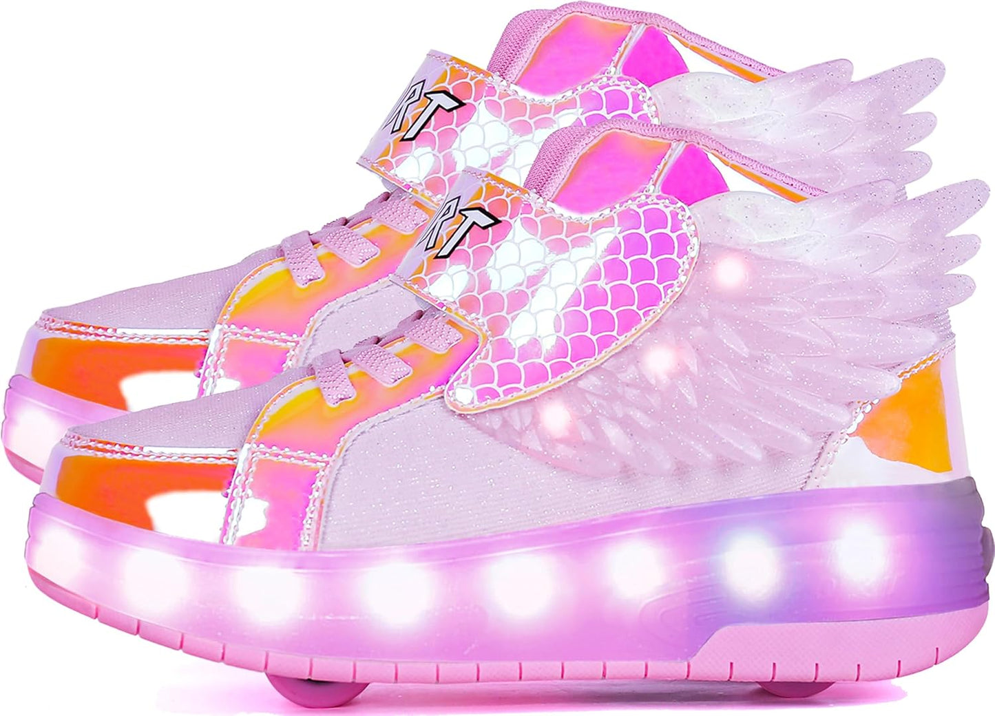 Aikuass LED Light Up Roller Shoes for Kids - Fun & Versatile