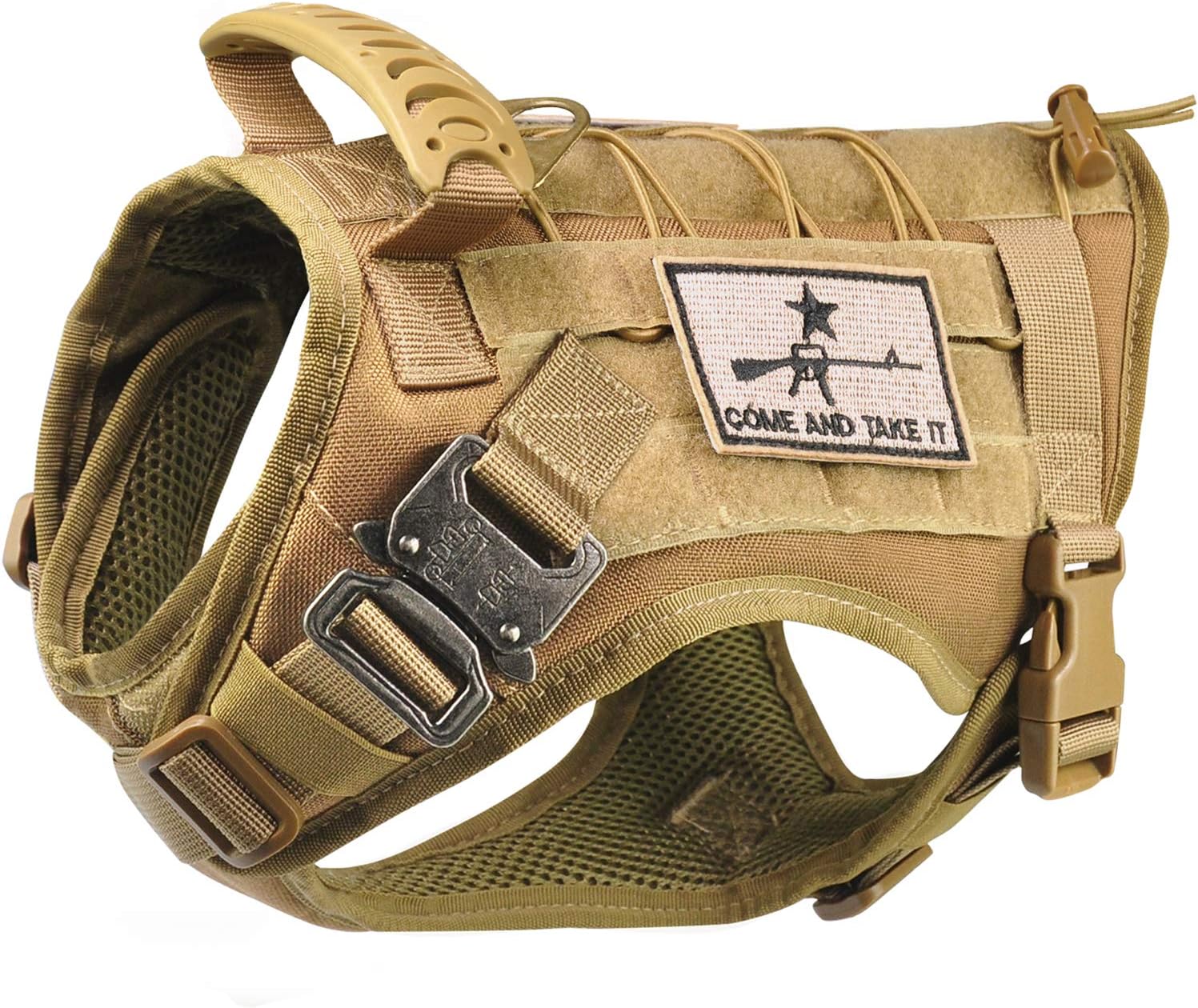 Tactical Service Dog Vest Harness for Outdoor Training Wear-Resisting