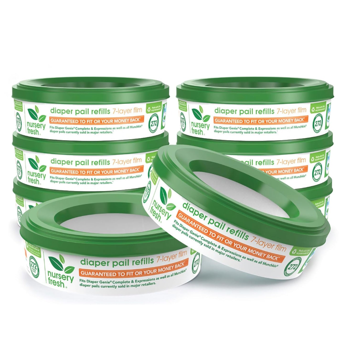 Nursery Fresh Refill Rings for Diaper Genie and Munchkin Pails