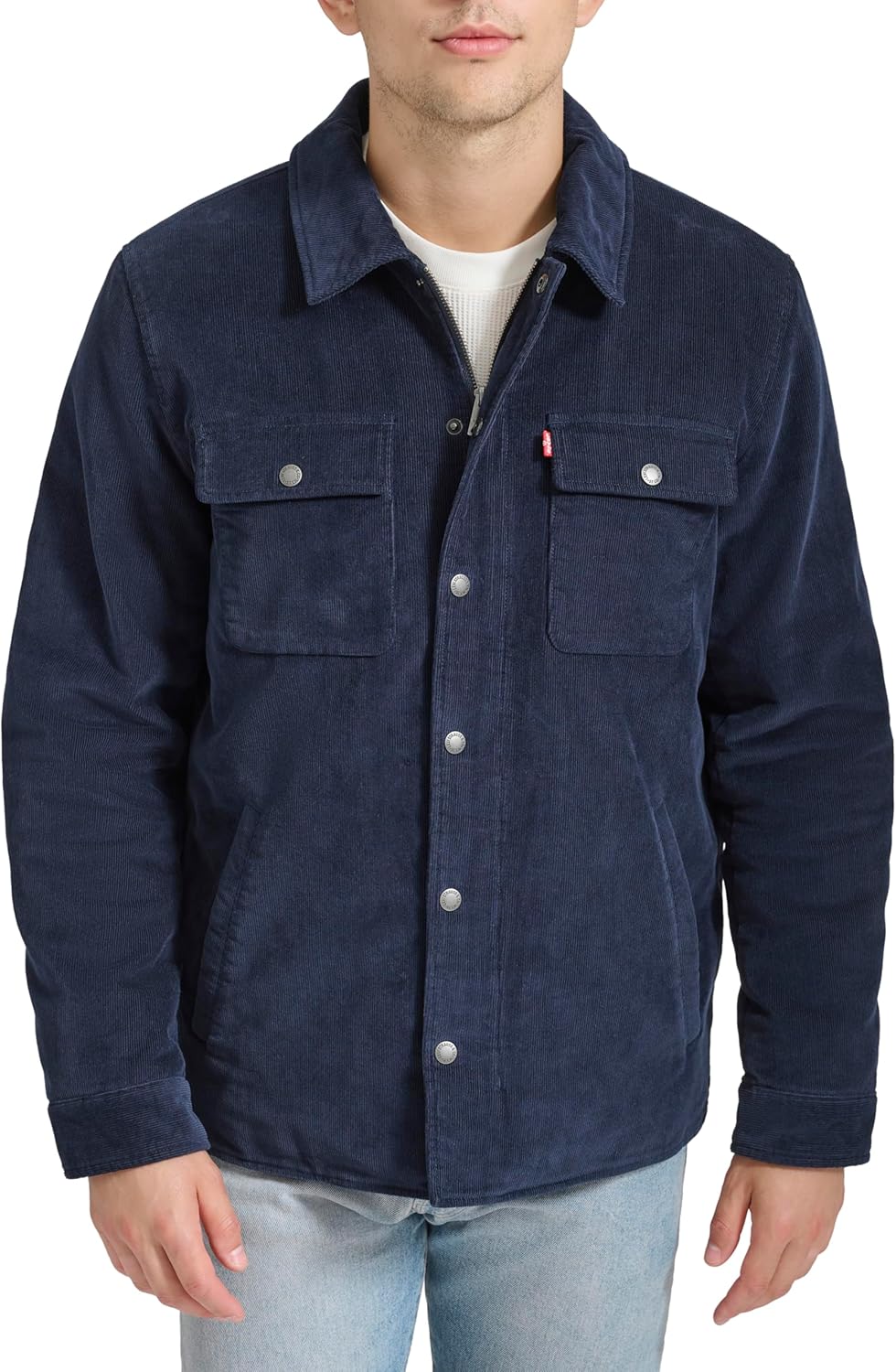 Levi's Mens Corduroy Shirt Jacket for Stylish Layering