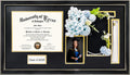GraduationMall Class of 2025 Diploma Frame for 8.5x11 & 4x6 Photo
