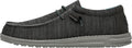 HEYDUDE Men's Wally Sox Comfortable Lace Up Loafers for Travel