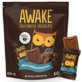 AWAKE Caffeinated Chocolate Bites - Milk Chocolate 50ct - Energizing