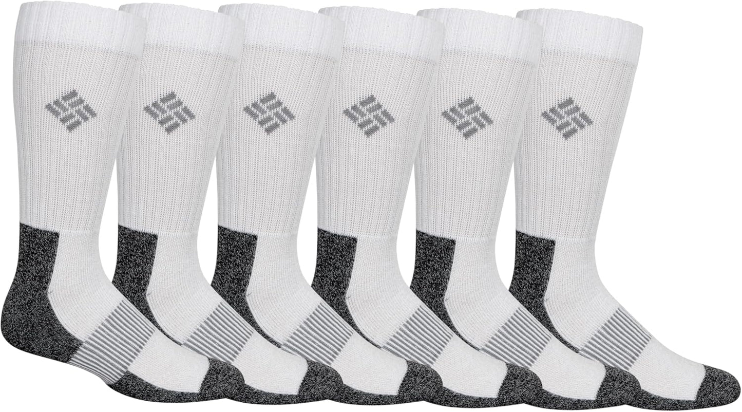 Columbia Men's Moisture Control Crew Socks for Active Comfort