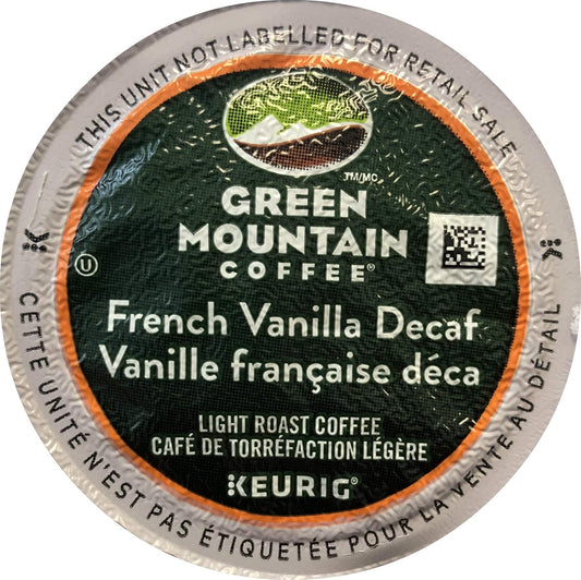 Smooth Decaf Delight: Green Mountain French Vanilla K-Cup Pods