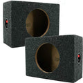 2X Audiotek CA-65CB 6.5-in Vented Speaker Box Enclosure - Bass Boost