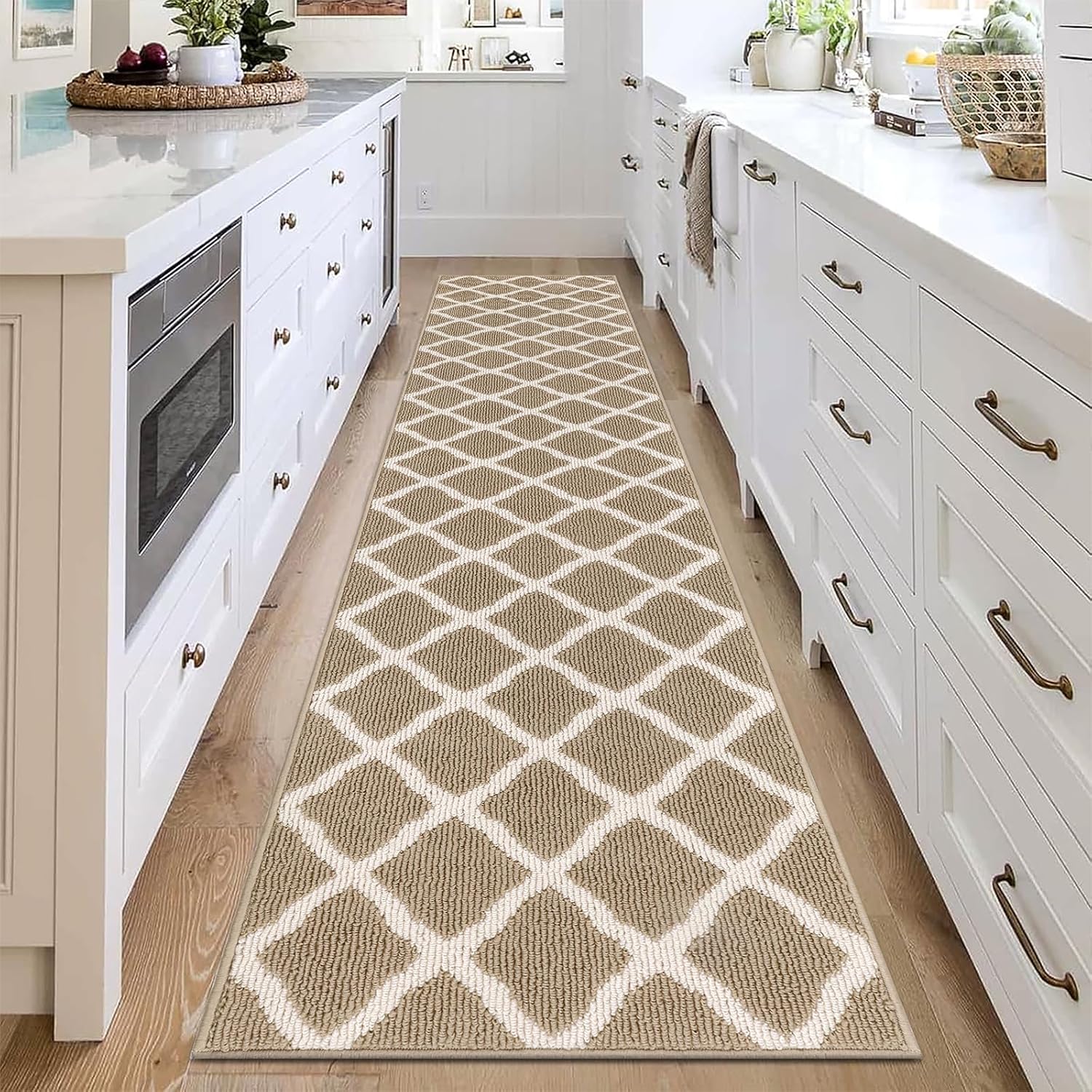 SHACOS Runner Rugs 2x8 ft Non Slip Washable Dirt Trapper