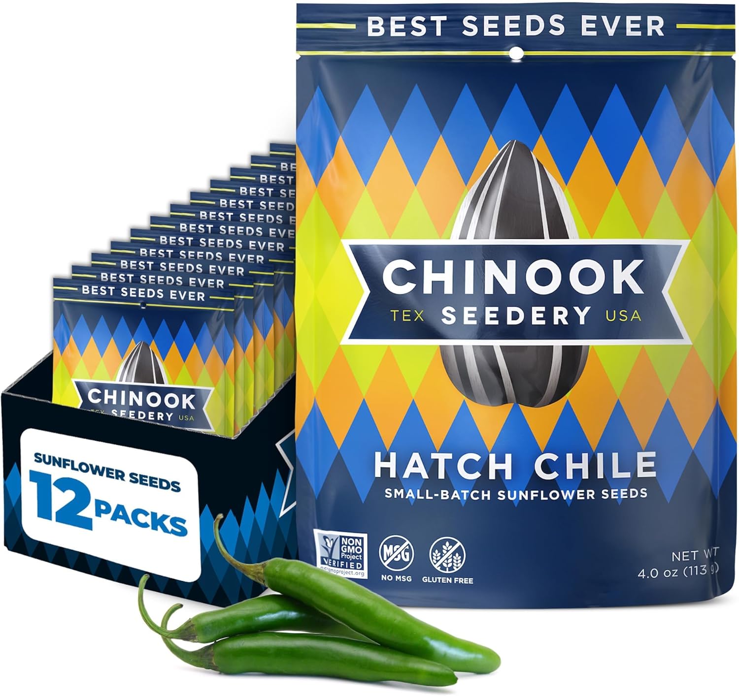 Chinook Seedery Roasted Jumbo Sunflower Seeds - Keto Snack Delight